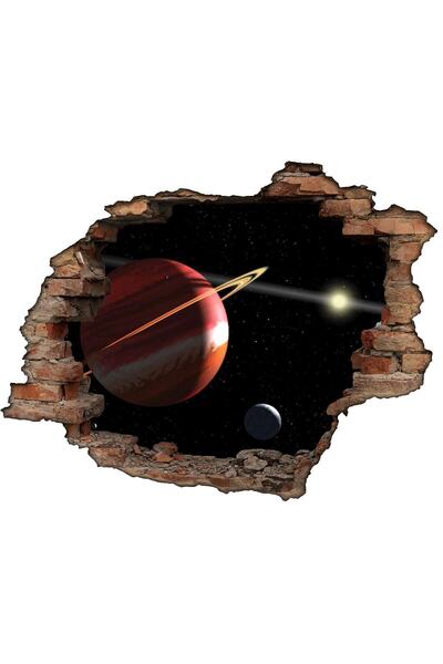 renkselart الطوب المكسور، الكواكب، الفضاء، ملصق حائط النجوم-210