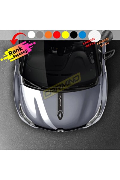 Carmind ملصق شريط غطاء محرك السيارة رينو سيمبول