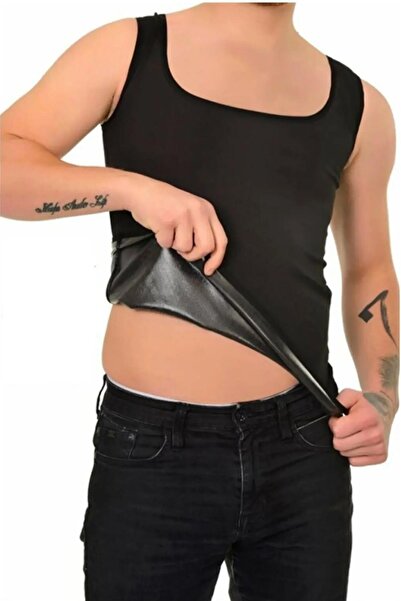 TERMAL Erkek Siyah Sauna Atlet