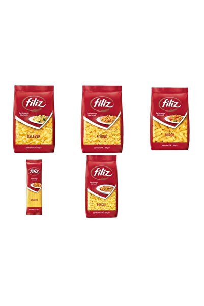 FİLİZ 5 Çeşit Makarna 2'şerli Paket