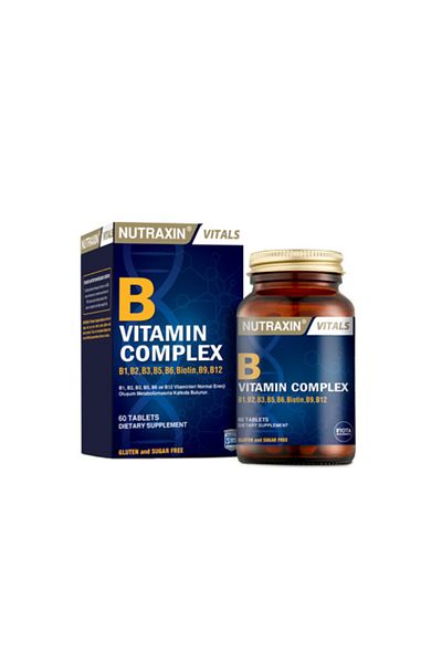 Nutraxin Vitamin D3 for Adults 120 Tablets + Vitamin B 60 Tablets Food Supplement