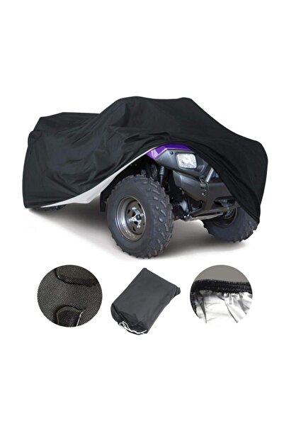 AutoZEL غطاء القماش المشمع الأسود الكوبي المتسابق 380 T3 ATV