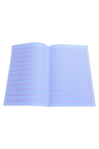 Gıpta Mica Upright Guide Striped A5 Lovely Writing Notebook 40yp 2 Pieces