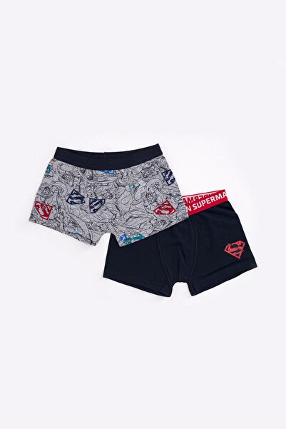 Superman Erkek Çocuk'li Boxer Seti