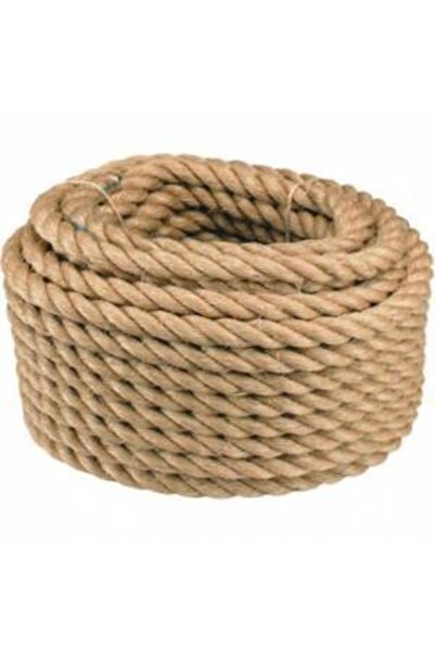 Gereksiz Şeyler Dekoratif Halat 20mm Jüt Halat Kendir Urgan Halat Ip 30 Metre