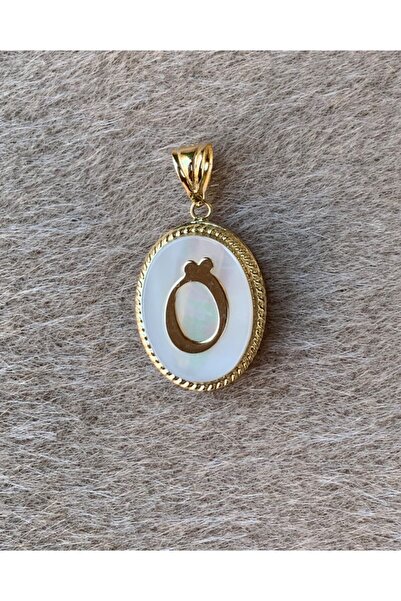 Bayar Gold Sedef Taşlı Ö Harfli Kolye Ucu