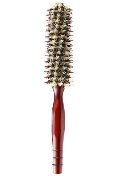LAND OF MYTH Natural Bristle & Fireproof Nylon Tooth Wooden Blow Dryer Brush 1229