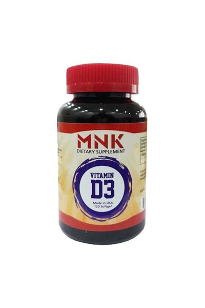 Mnk Vitamin D3 - 120 Softgel Tablets