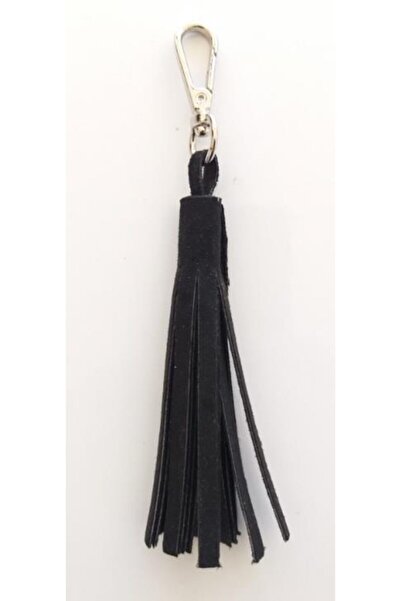 angel çanta aksesuar Black Suede Faux Leather 80X2 cm Double Handle
