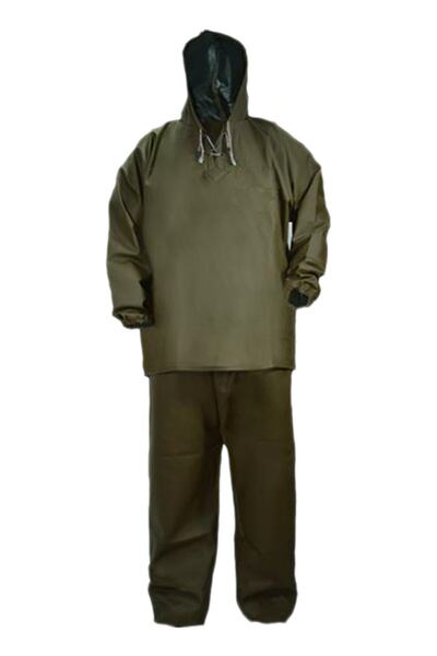 Genel Markalar Motor Kurye Balıkçı Haki Yağmurluk Takım - Çiftçi - Balıkçı - ...