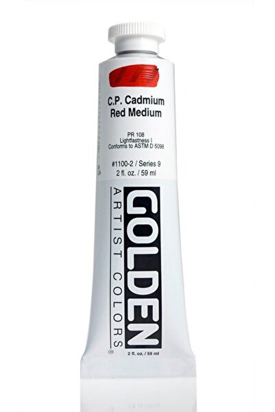 Golden Heavy Body Acrylıc 59 Ml Seri 9 C.p. Cadmıum Red Medıum