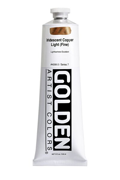 Golden Heavy Body Acrylıc 148 Ml Seri 7 Irıdescent Copper Lıght Fıne