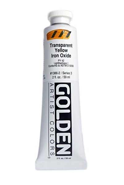 Golden Heavy Body Acrylıc 59 Ml Seri 3 Transparent Yellow Iron Oxıde