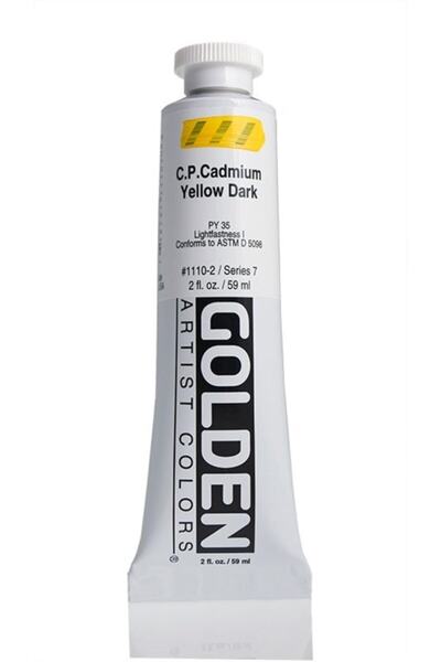 Golden Heavy Body Acrylıc 59 Ml Seri 7 C.p. Cadmıum Yellow Dark
