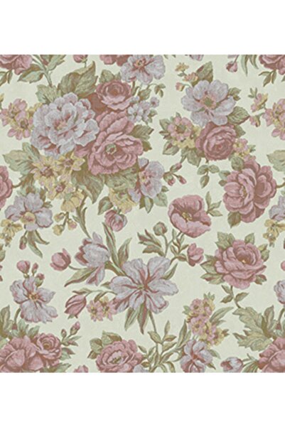 Adawall Kalınka Çiçek Açan Güller Desenli Duvar Kağıdı (10m2)