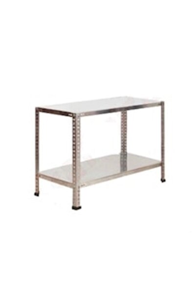 Herrafburada Galvanizraf 2 Katlı Galvaniz Çelik Raf Arşiv Rafı Depo Rafı ticaretjet 31x60x100