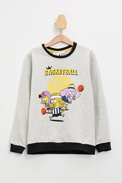 DeFacto Dečačka Kral Şakir licencirana majica sa promenljivim oblikom Štampano