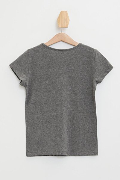 DeFacto Κοντομάνικο μπλουζάκι για κορίτσια με κανονική εφαρμογή