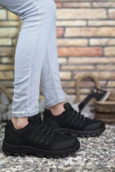 XStep Erkek Siyah Step X5 Trekking  Sneaker Ayakkabı