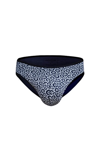 darkzone Чоловічі плавки з візерунком, синього кольору