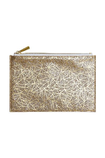 Pyrus Portfolio Bag Gold Glitter Sa37