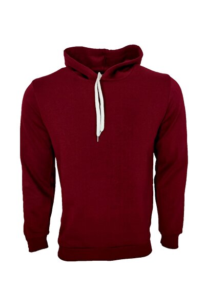 Raf Coll Hanorac cu glugă unisex roșu Claret Basic