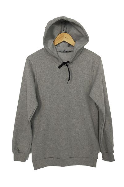 Raf Coll Φούτερ Unisex Γκρι Basic με κουκούλα