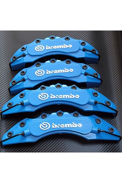Carmind طقم غطاء فرجار أزرق بريمبو 4 قطع
