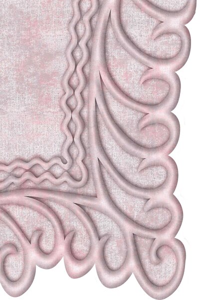 Alanur Home Yıldız Lazer Kesim Kaymaz Taban Dijital Baskı Halı St600161pu