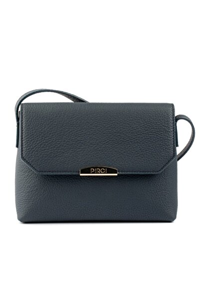PİRCİ Lucia Deri Kadın Çapraz Çanta Lacivert