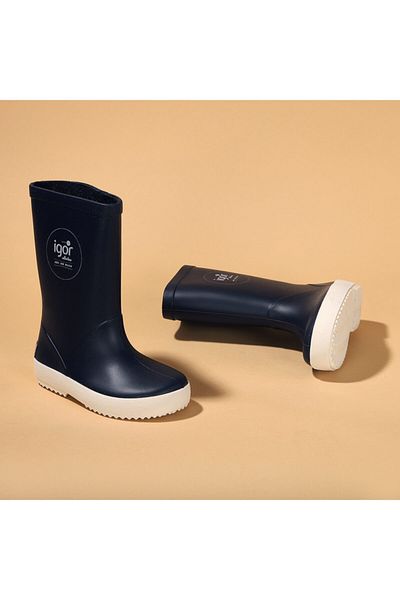 IGOR Unisex Kids Navy Blue Splash Nautico Αδιάβροχες μπότες βροχής W10107