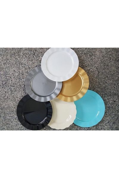 Kristal 18 cm 6 Pieces Plastic Luxury - Hard Mica Colored Glossy
