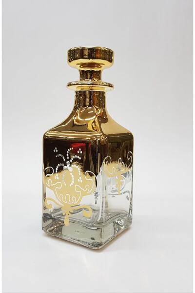 ZEYD ESANS Özel Tasarım Altın Varaklı Esans Ve Parfüm Şişesi 170 ml