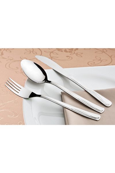 fitfiyat Kuşkanadı 6 Person Dinner Spoon and Fork Set Set
