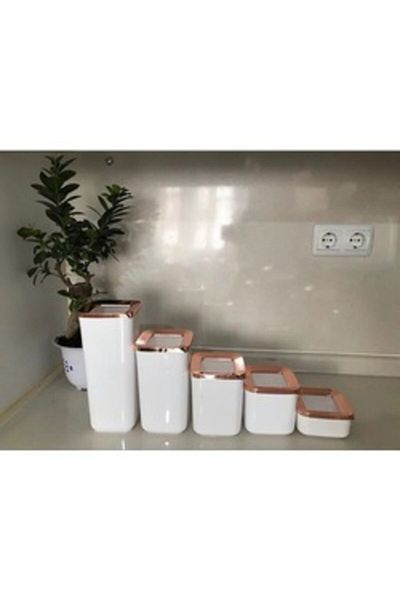 VİP AHMET White Copper 20 Pieces Storage Container