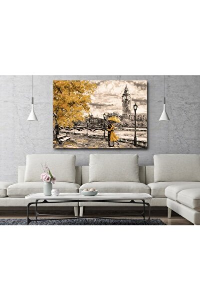 HD Istanbul Kız Kulesi Kanvas Tablo 70x100