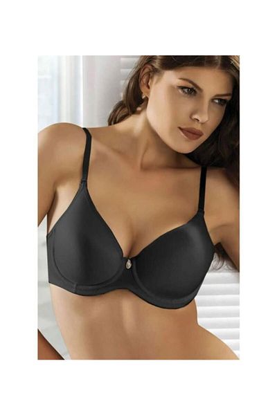 Le Jardin 9405 Fanetta Soft Cup Stone Black Bra - C Cup Single Pack