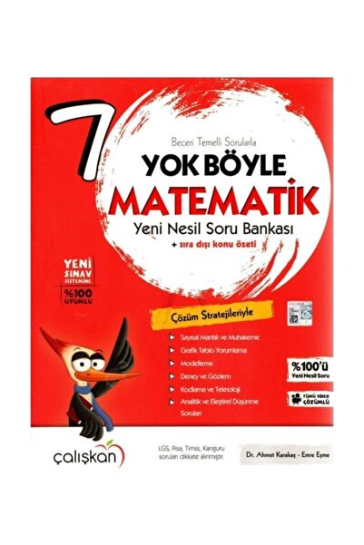 Çalışkan Yayınları Çalışkan 7. Sınıf Yok Böyle Matematik Soru Bankası