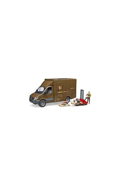 Turkuaz Bruder Mercedes Benz Sprinter Ups Kargo Aracı Br02538
