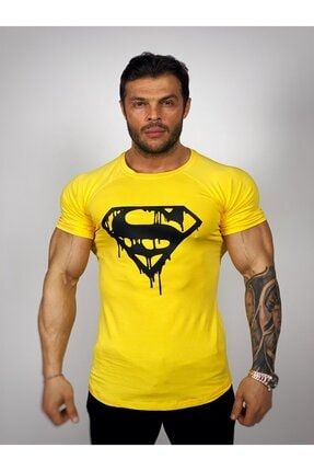 Superman fitness shirt outlet