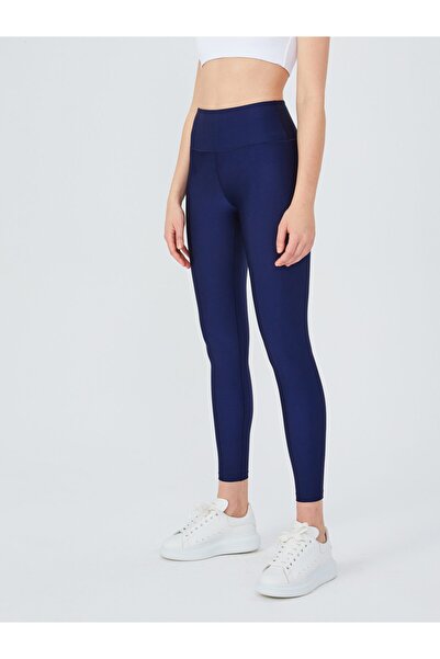 UP&FIT Високі блискучі лосини синього кольору