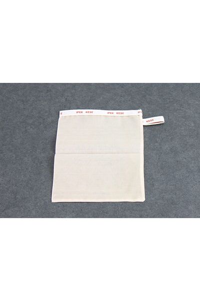 İpek Beige Genuine Silk Pouch