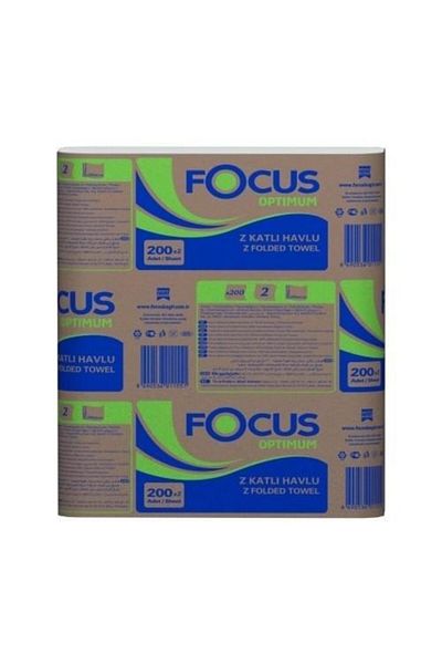 Focus منشفة موزع أوبتيموم بطبقة Z 200 ورقة × 12 عبوة