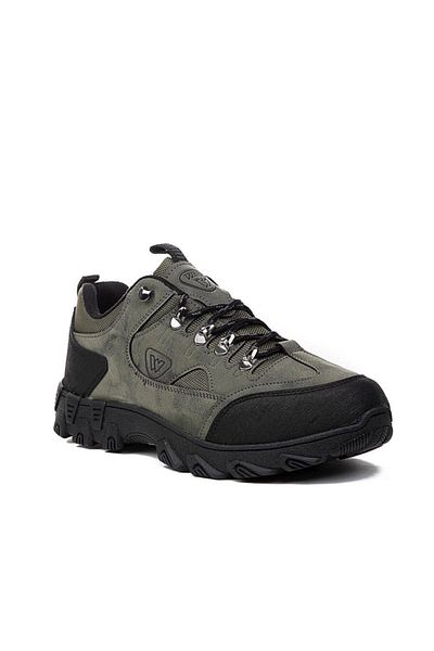 TRENDYSHOES Ανδρικά χειμερινά αθλητικά παπούτσια με αντιολισθητική σόλα χακί