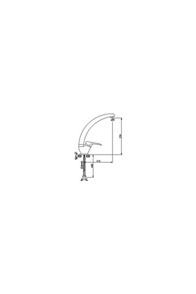 ZÜMRAH Newarc Smart Long Sink Faucet - Pipe,142731u