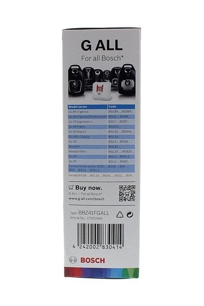 Bosch Original G All Type Vacuum Cleaner Dust Bag