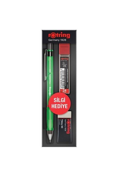 Rotring Visuclick Versatil Pencil School Set Green 0.7 Mm