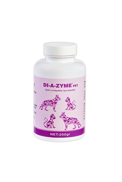 tarımsan Diazyme Pet Kedi Köpek Için Sindirim Sistemi Düzenleyici 200 gr