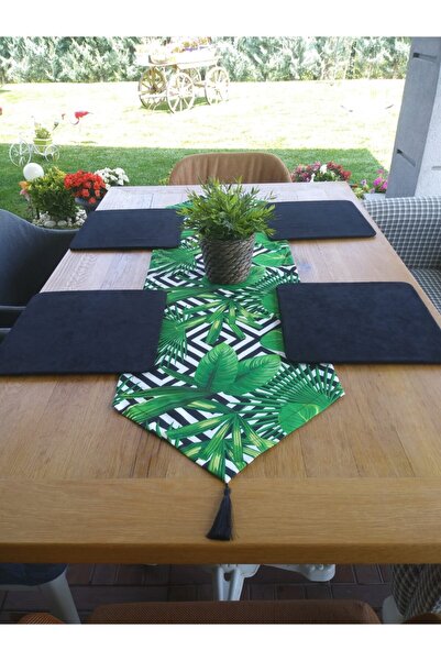 Ayşemce Αμερικάνικο Σερβίτσιο 4θέσιο (1 Τροπικό Σχέδιο, με τύπωμα Ράνερ)