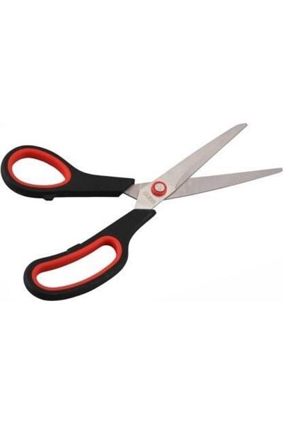 Real Özs Stainless Steel Structured ABS Bias - Scissors No:8, 1 Piece